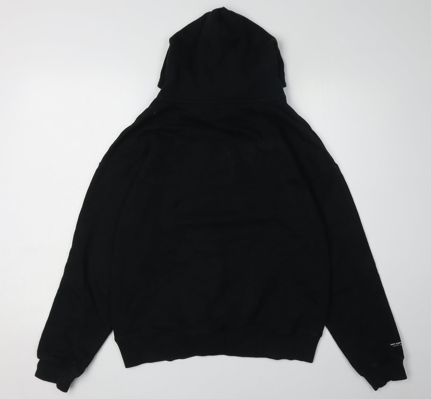 NAVY CO LTD Black Unisex Pullover Hoodie S