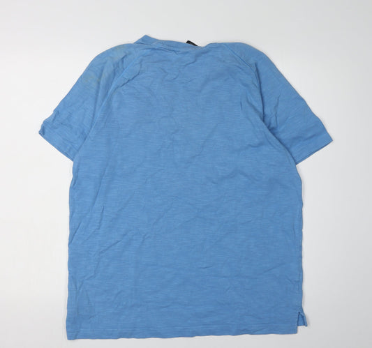 Nike Men's Blue Crew Neck T-Shirt L