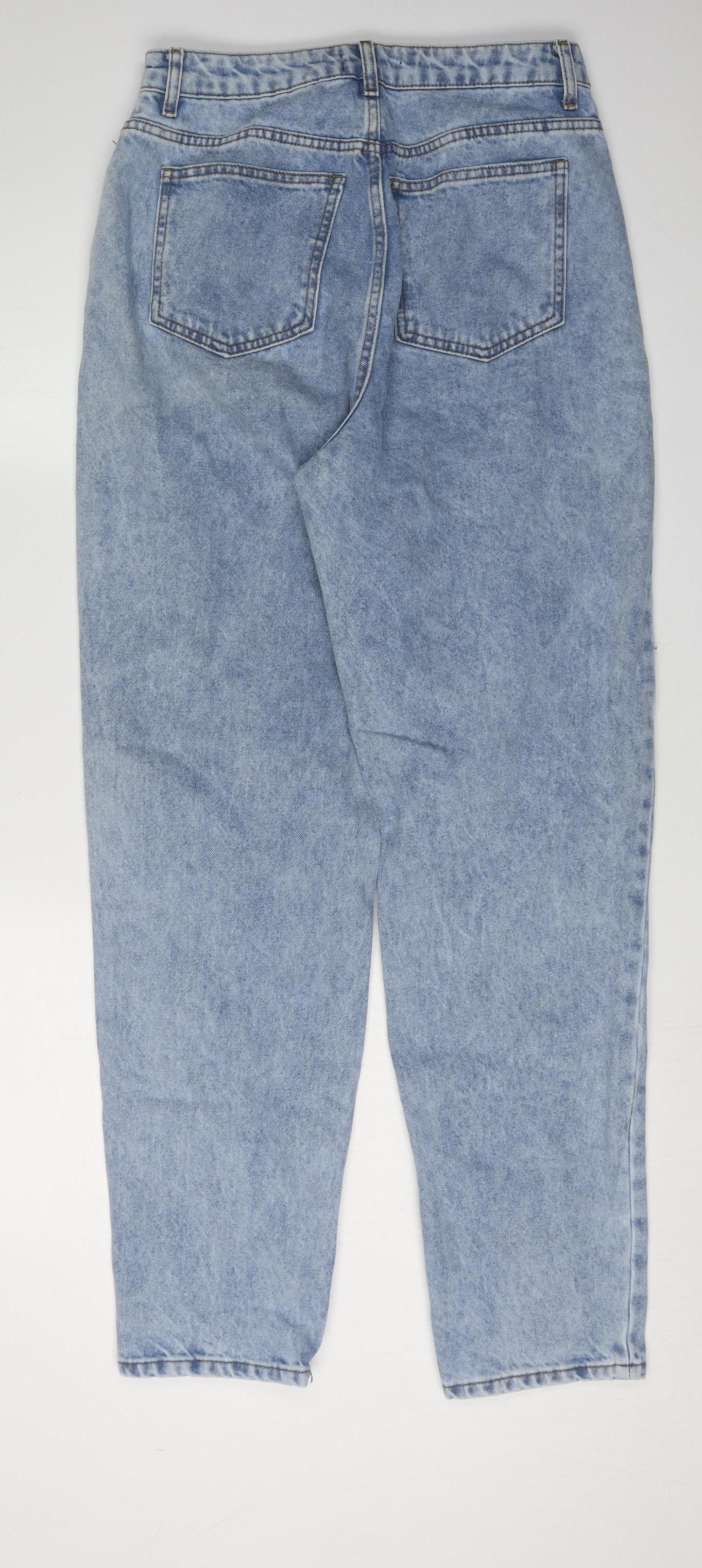 Womens UK Size 10 Asos Design Regular Fit Mom Blue Jeans