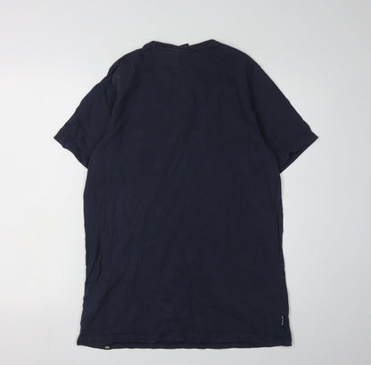 Mens UK Size M Animal Blue  T-Shirt