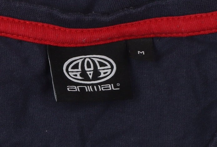 Mens UK Size M Animal Blue  T-Shirt