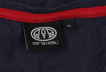 Mens UK Size M Animal Blue  T-Shirt