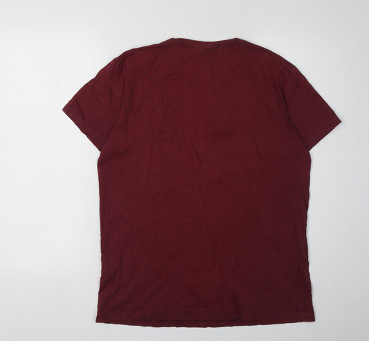 Quiksilver Men's Red Medium Graphic T-Shirt