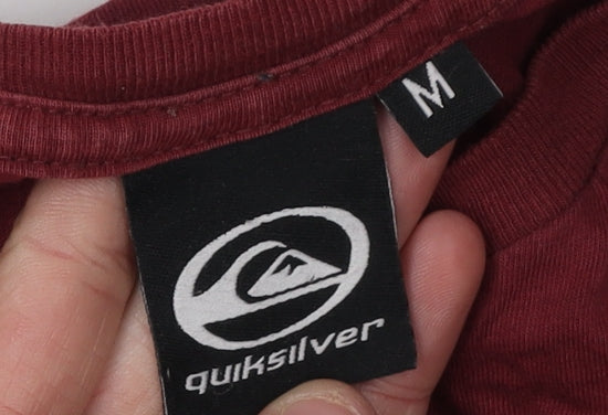 Quiksilver Men's Red Medium Graphic T-Shirt