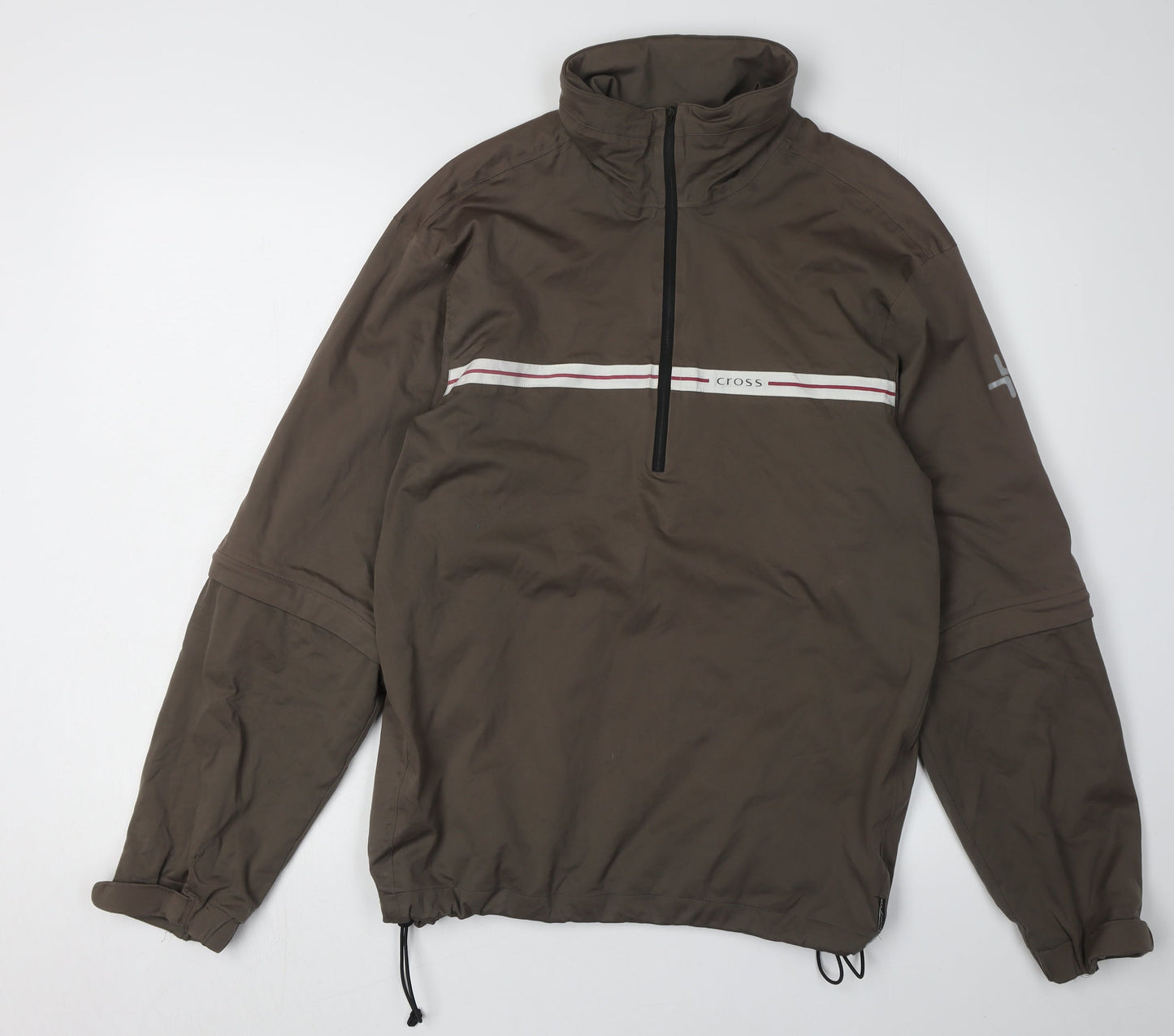 Mens UK Size M Cross Brown 3-in-1 Jacket