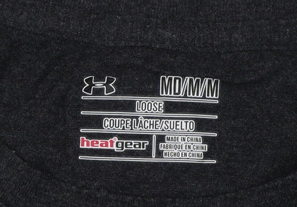Mens UK Size M Under armour Black  T-Shirt