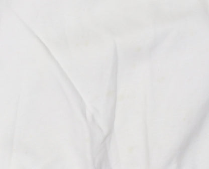 Nike White Unisex Sweatshirt M Casual Sports Logo