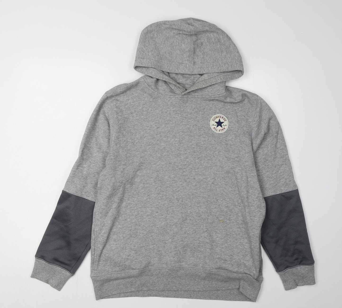 Converse Boys Grey Pullover Hoodie XL Crew Neck Logo