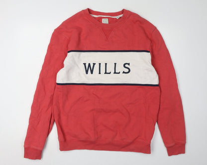 Mens UK Size S Jack Wills Red  Sweatshirt