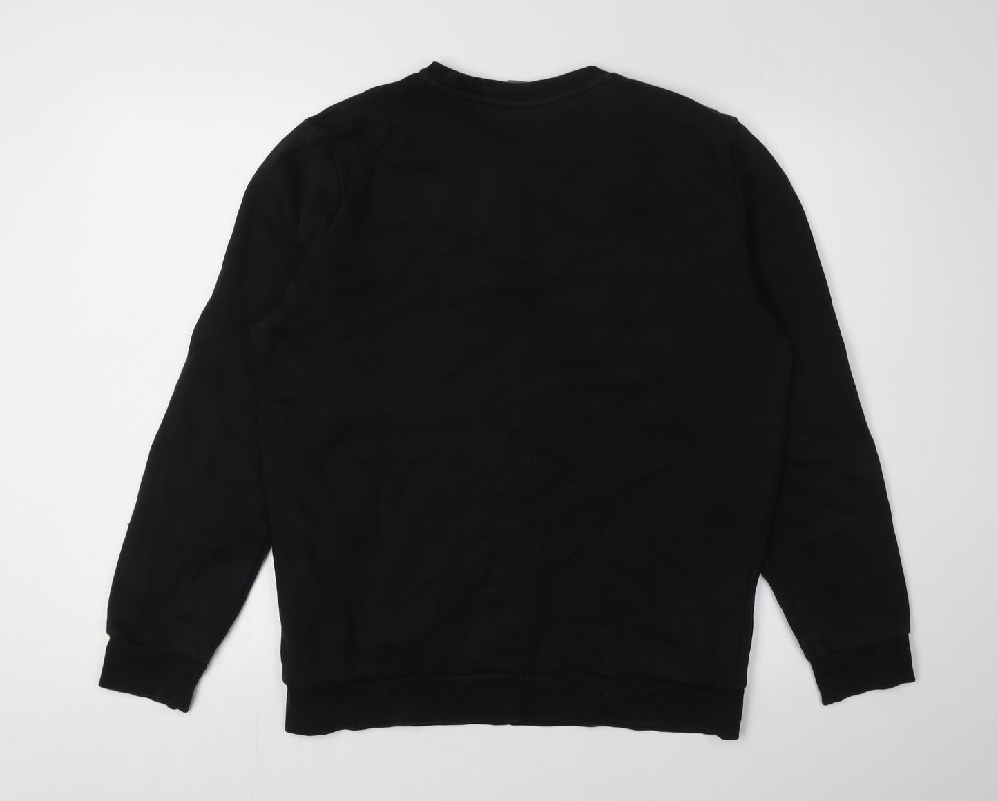 Mens UK Size M PUMA Black Pullover Sweatshirt