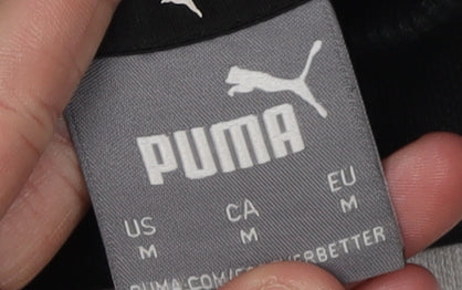 Mens UK Size M PUMA Black Pullover Sweatshirt