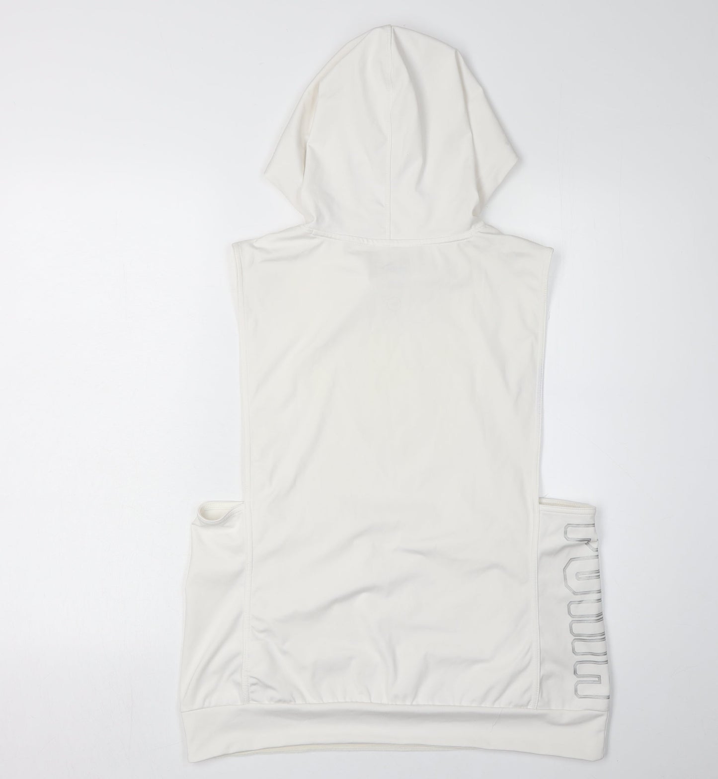 Puma Women's White Hooded Vest Size 12