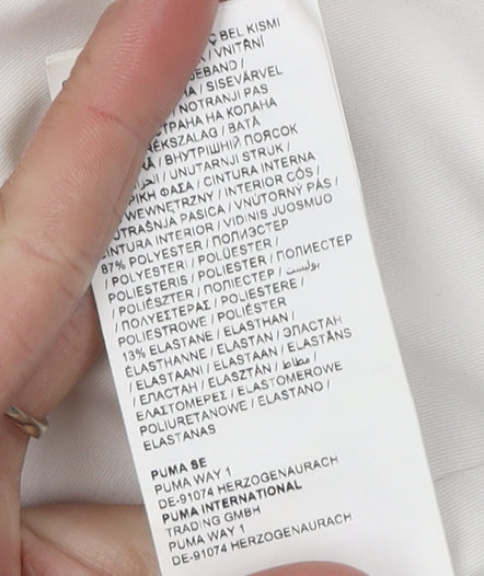 Puma Women's White Hooded Vest Size 12