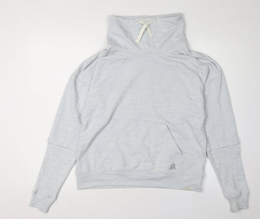 Reebok Women's Grey Pullover Hoodie Size 8