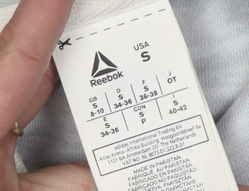 Reebok Women's Grey Pullover Hoodie Size 8