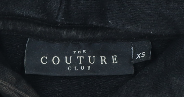The Couture Club Unisex Black XS Pullover Hoodie