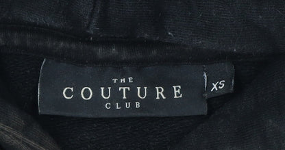 The Couture Club Unisex Black XS Pullover Hoodie