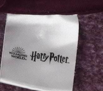 Harry Potter Girls Red Hoodie 8-9 Years Cartoon Wizard Graphic