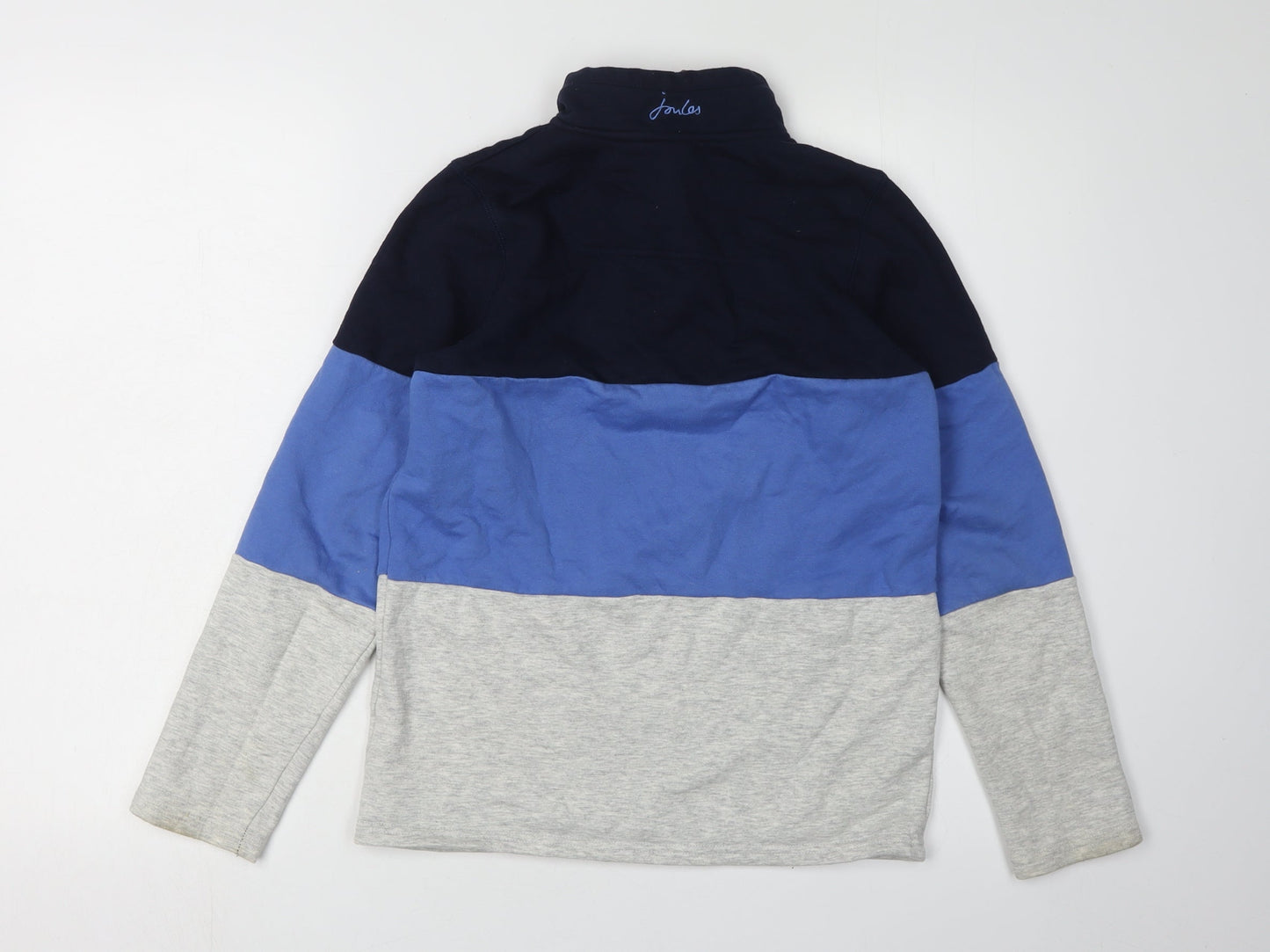 Joules Boys Blue & Grey 1/4 Zip Sweatshirt, Size 11-12 Years