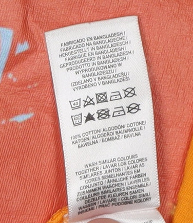 Primark Men’s 2XL Orange Music Graphic T-Shirt