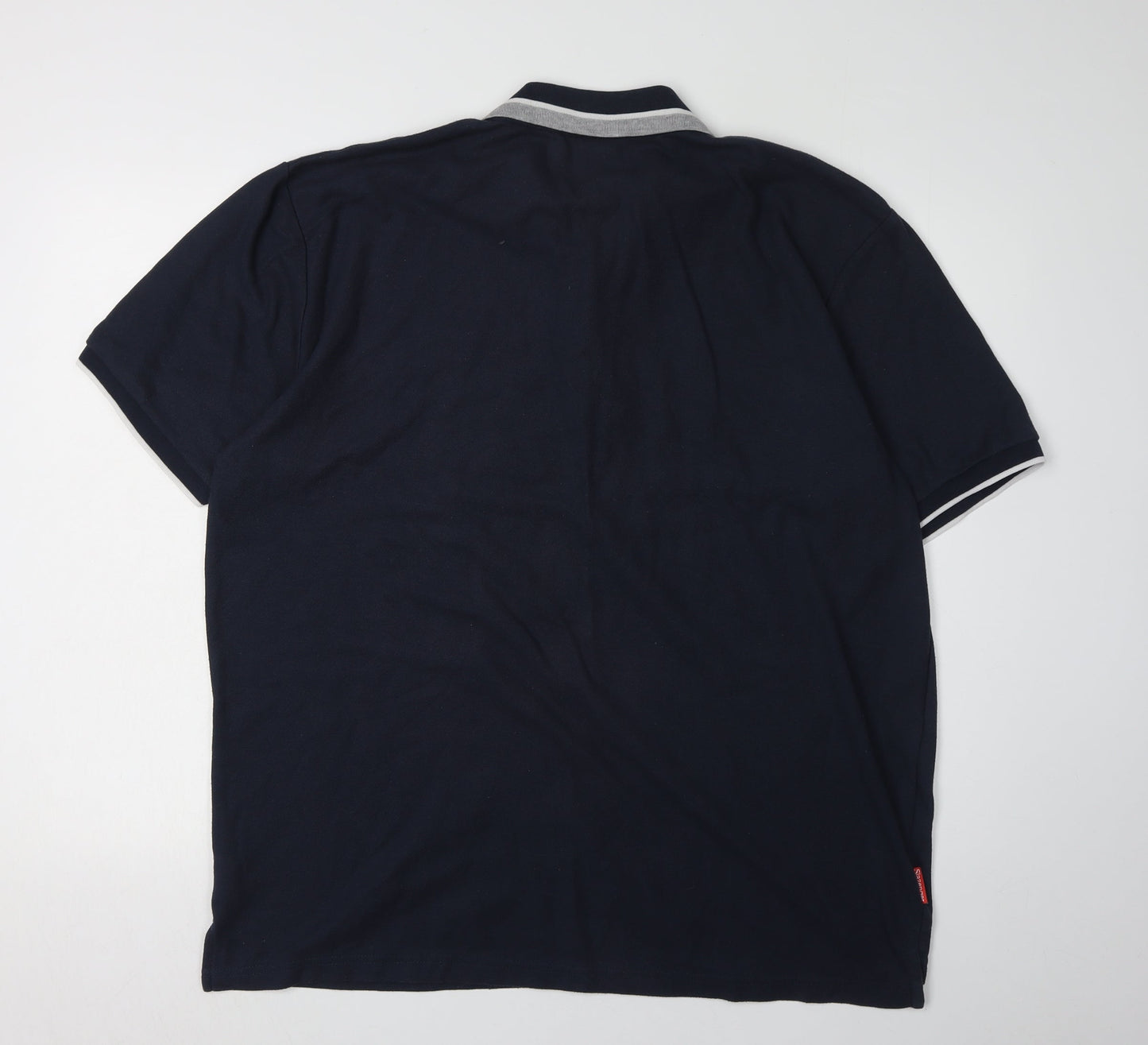 Slazenger Men's Black 2XL Polo Shirt, Short Sleeve, Logo