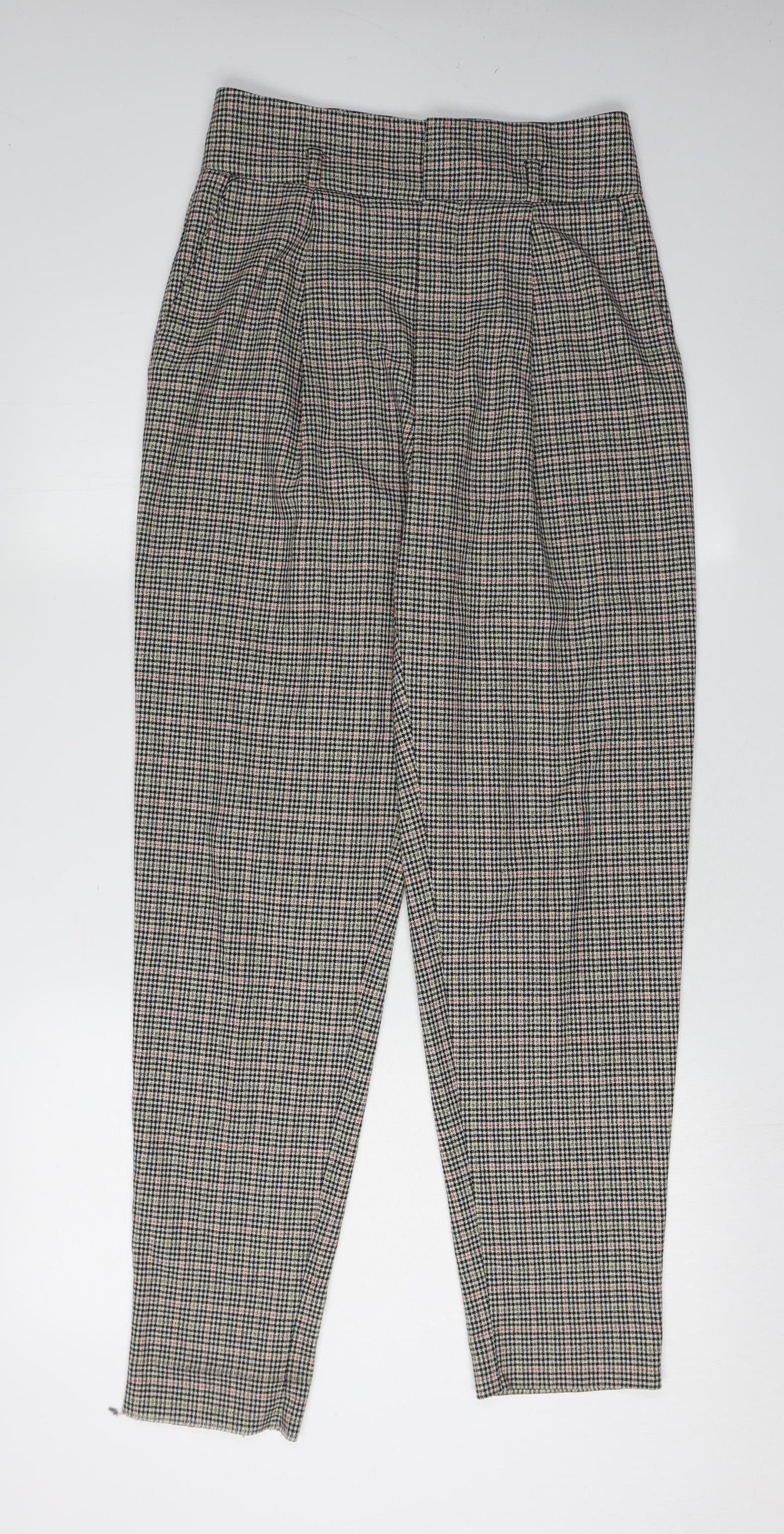 Womens UK Size 8 MNG Basics Regular Fit Casual Business Multicoloured Trousers