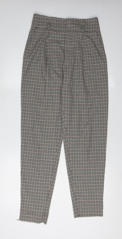 Womens UK Size 8 MNG Basics Regular Fit Casual Business Multicoloured Trousers