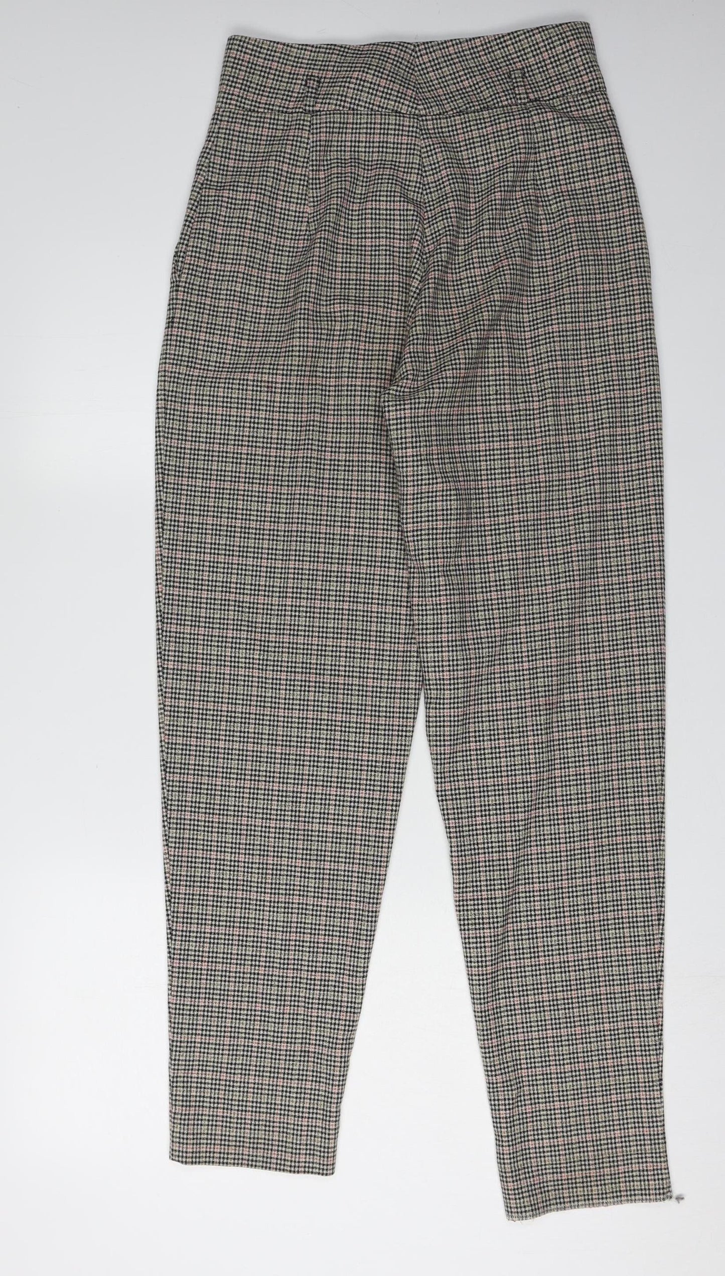 Womens UK Size 8 MNG Basics Regular Fit Casual Business Multicoloured Trousers