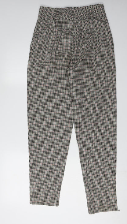 Womens UK Size 8 MNG Basics Regular Fit Casual Business Multicoloured Trousers