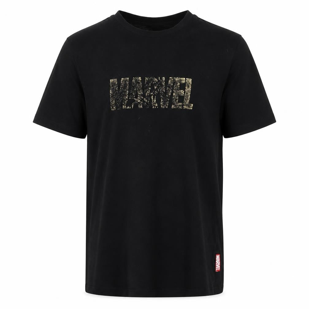 Mens UK Size M Marvel Black  T-Shirt