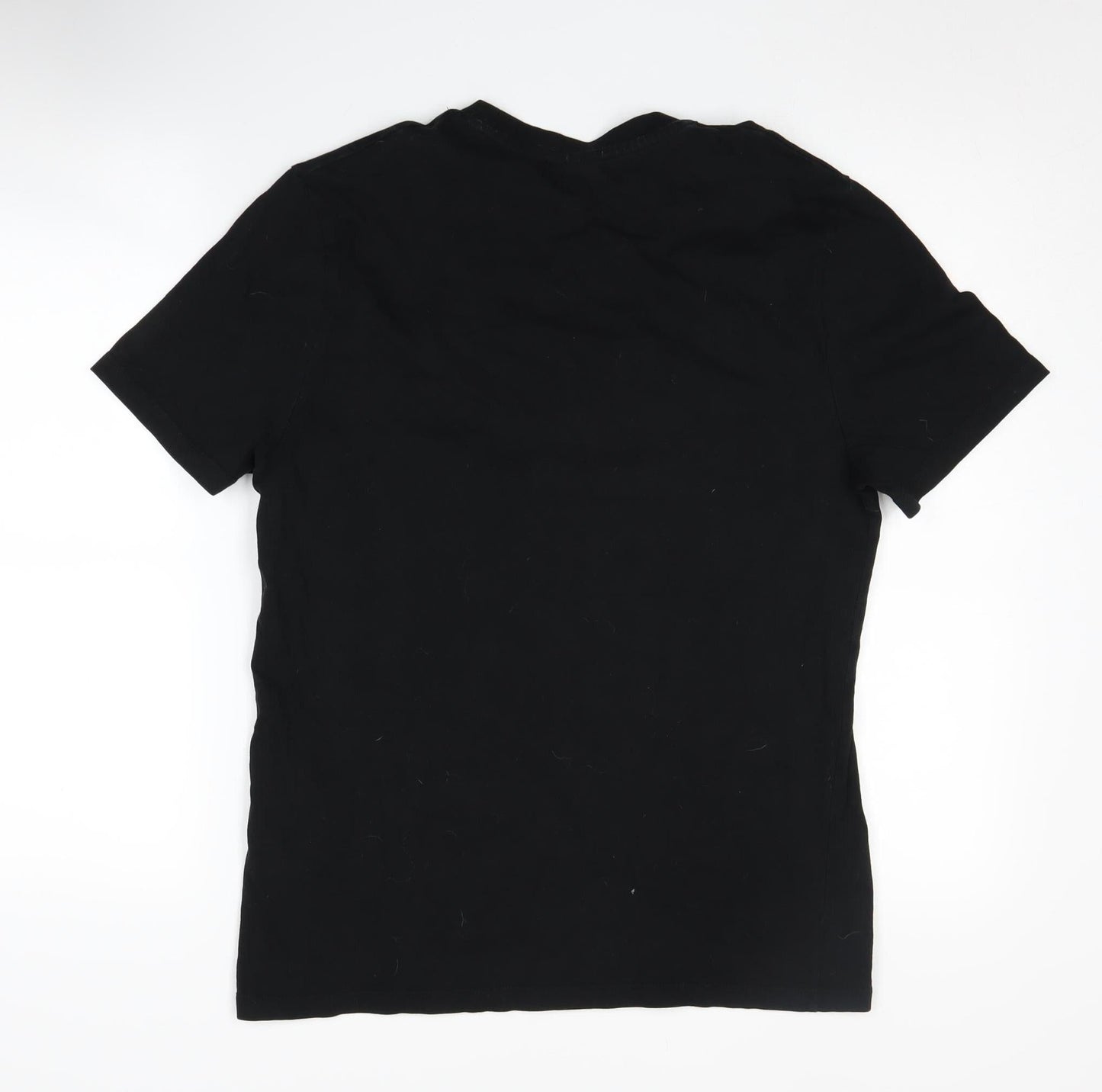 Marvel Men's Black Graphic Cotton T-Shirt Size M