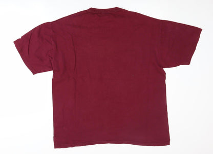 Russell Athletic Men's L Red Graphic College T-Shirt