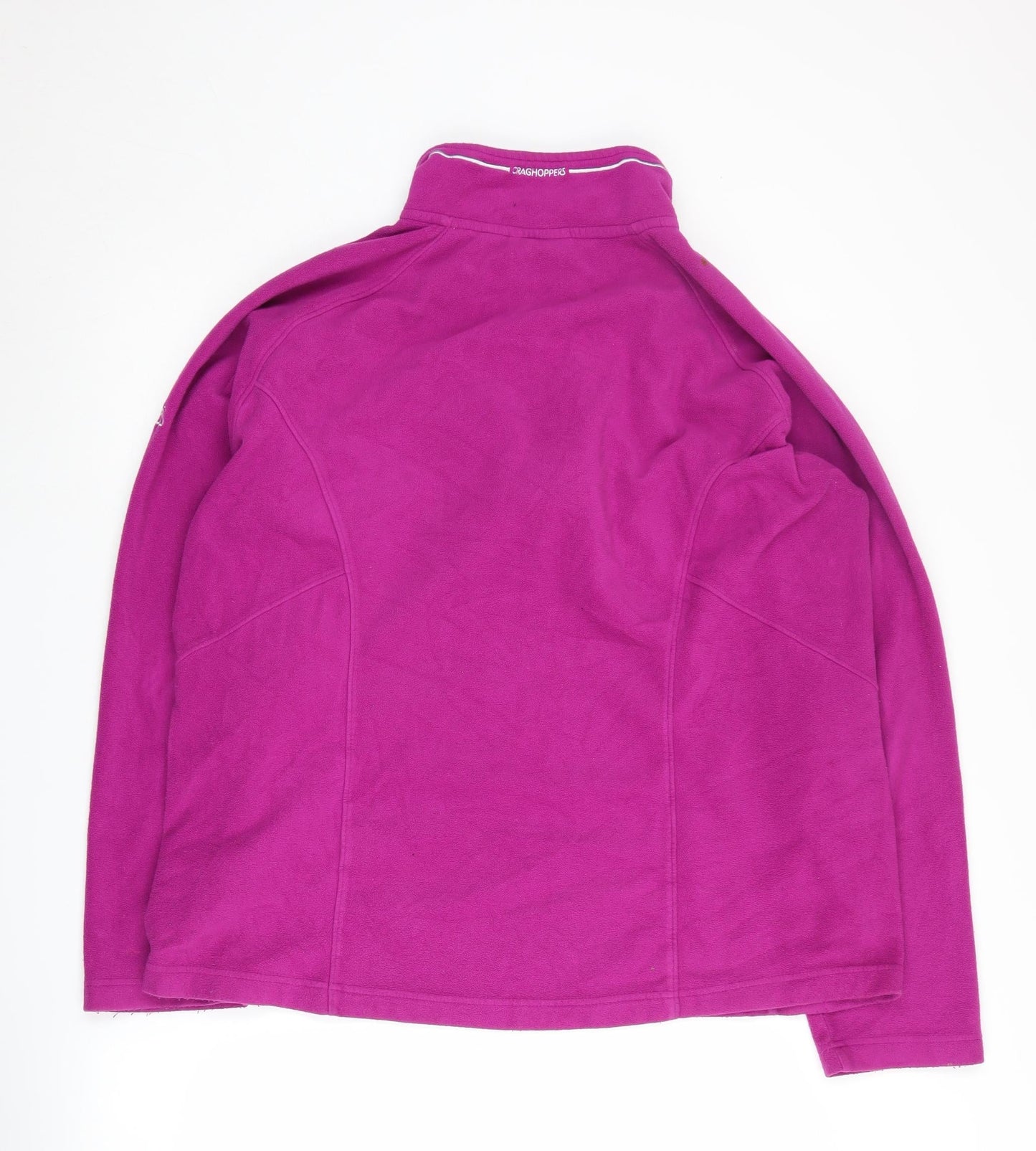 Craghoppers Women's Pink 1/2 Zip Fleece Sweatshirt Size 20
