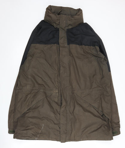 Mens UK Size XL Gelert Brown Parka Coat