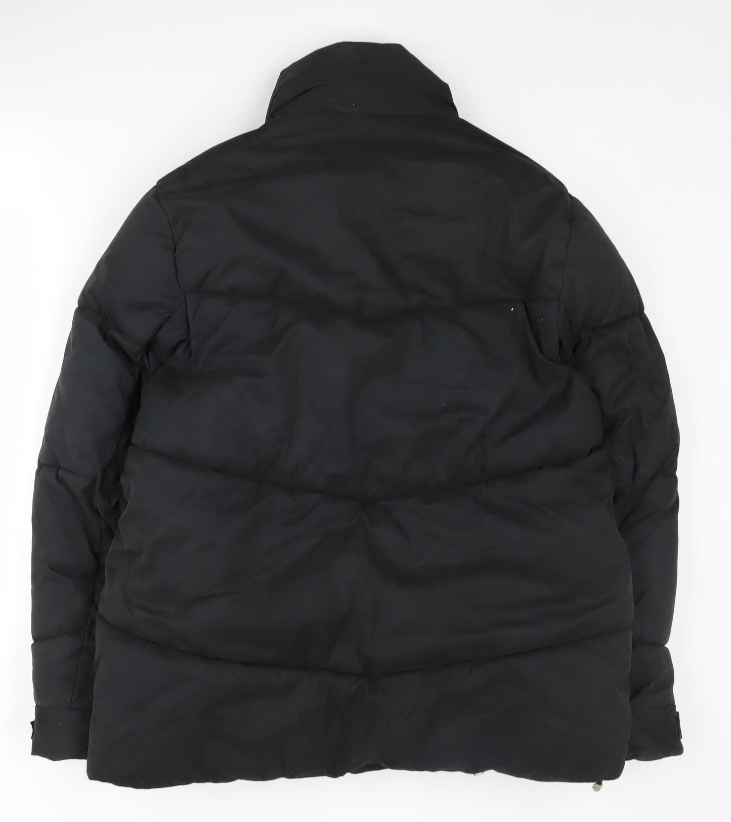 Womens UK Size S ASOS Black Puffer Jacket
