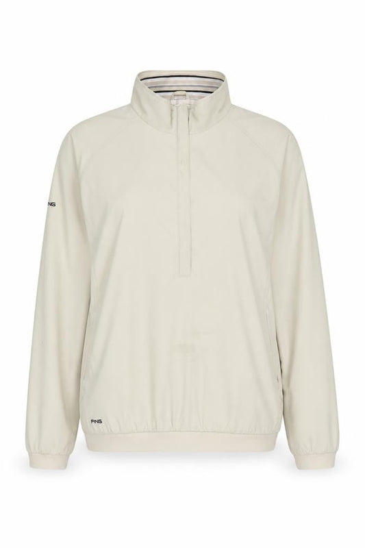 PING Women's Beige Windbreaker Jacket Size 14