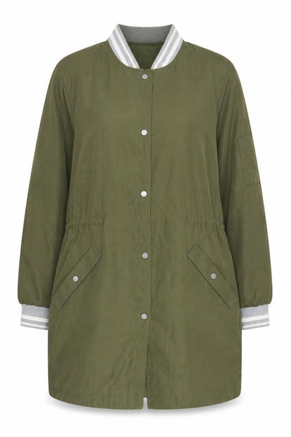 Womens UK Size 12 Zara Green Varsity Jacket