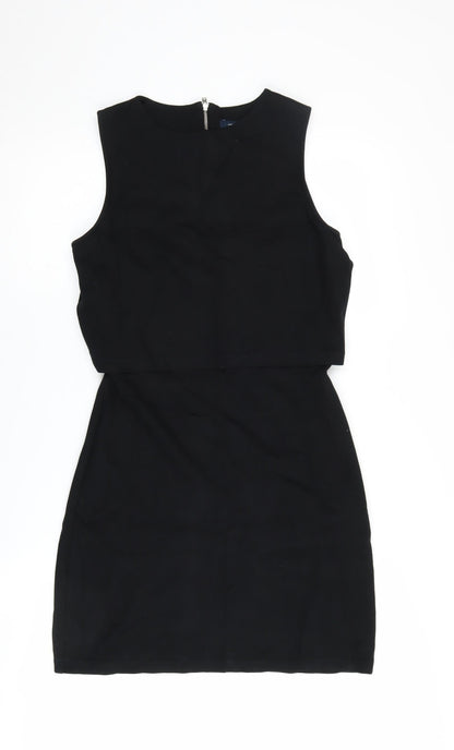 French Connection Black Women's Sheath Dress, Size 12, Elegant