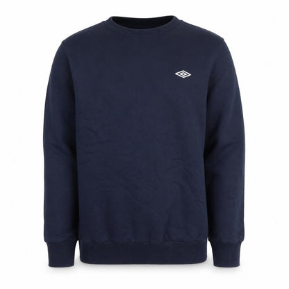 Front view of Umbro boys’ blue pullover sweatshirt 11-12 years - new with tags