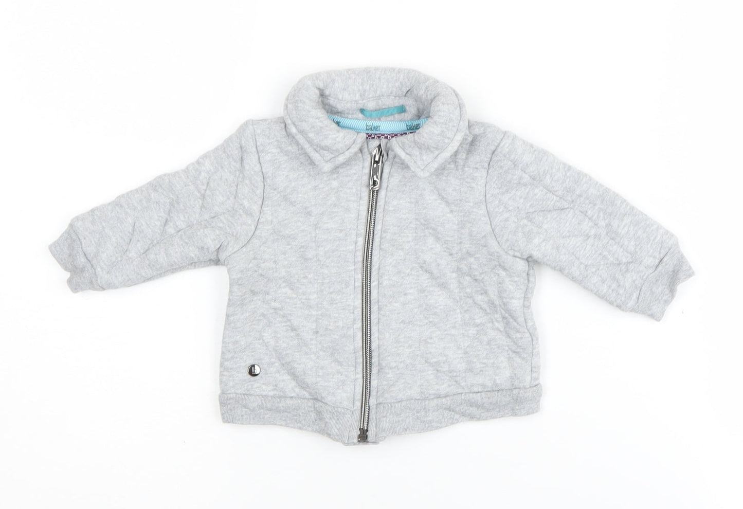 Ted Baker Unisex Grey Basic Jacket 3-6 Months