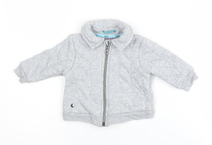Ted Baker Unisex Grey Basic Jacket 3-6 Months
