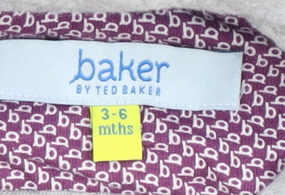 Ted Baker Unisex Grey Basic Jacket 3-6 Months