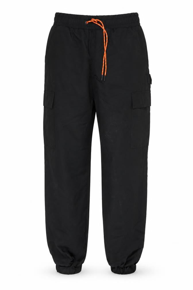 Mens UK Size S COLLUSION  Cargo Black Trousers