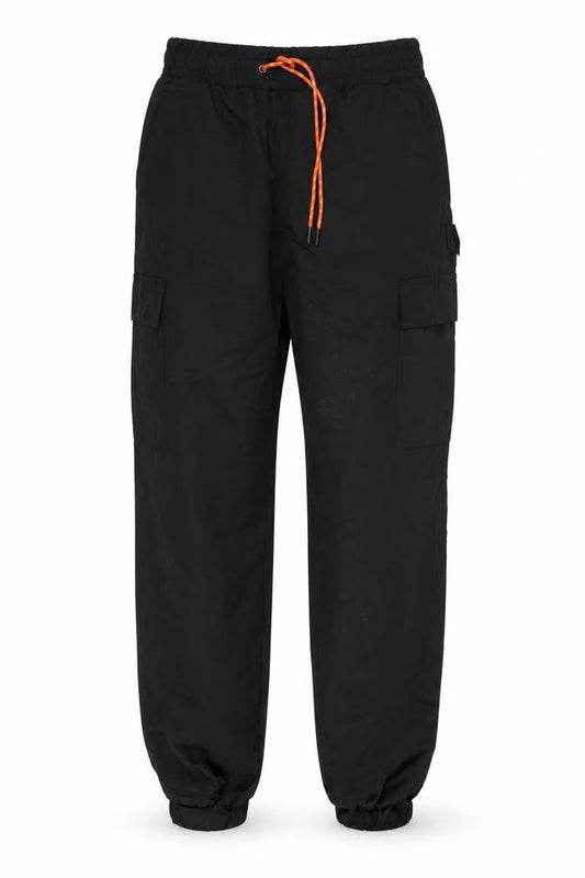 Mens UK Size S COLLUSION  Cargo Black Trousers