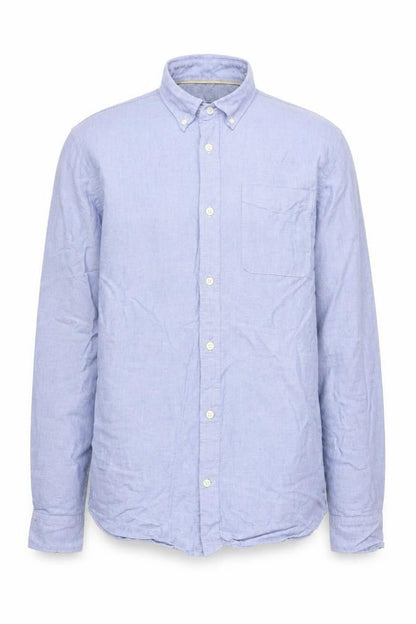 Jack & Jones Men's Blue Medium Button-Up Shirt
