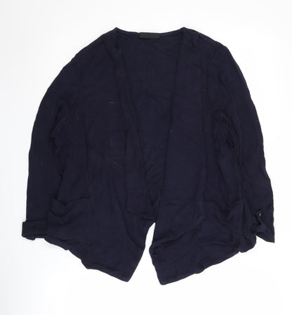 Womens UK Size XL Wallis Blue Cardigan Jumper