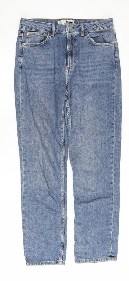 Topshop Women’s Blue Straight Denim Jeans Size 12