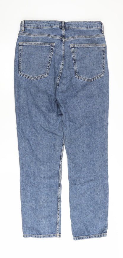 Topshop Women’s Blue Straight Denim Jeans Size 12