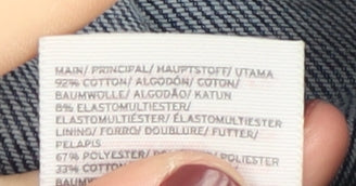 Topshop Women’s Blue Straight Denim Jeans Size 12