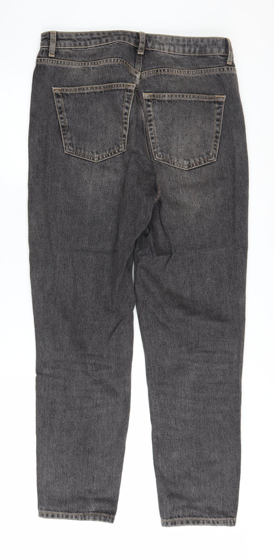 Topshop Women's Mom Jeans Black L